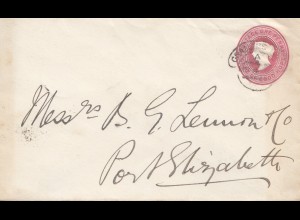 South Africa: 1893: mail Grahamstown to Port Elizabeth