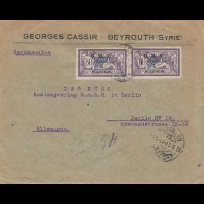 Syria 1921: Beyrouth to Berlin, Vignette Vermouth Martini & Rossi/Torino