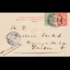 Uruguay 1904: post card Montevideo to Dresden