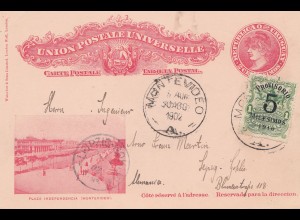 Uruguay 1902: post card Montevideo to Leipzig