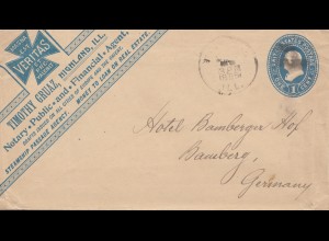 USA 1895: Highland, Ill to Bamberg