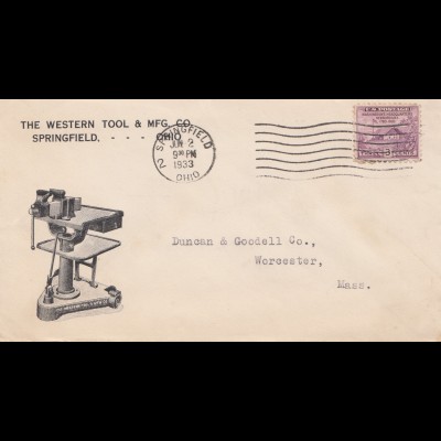 USA 1933: Springfield to Worcester, Tools