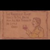 USA 1905: post card leather !!! Philadelphia to New York, Roosevelt Toast