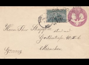 USA 1893: Sairtich, Mo to München/Germany