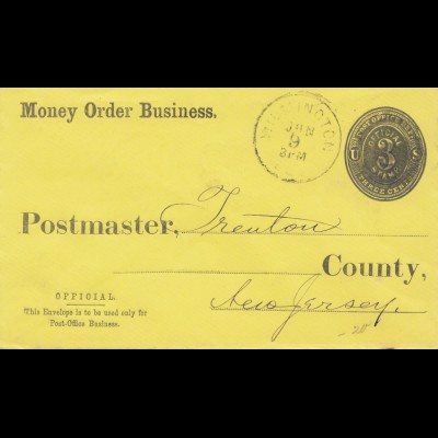 USA letter Wilminoton, Money Order