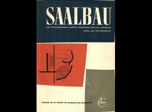 Buch: Saalbau Handbuch für die Planung von Saalbauten und Kulturzentren, 1959