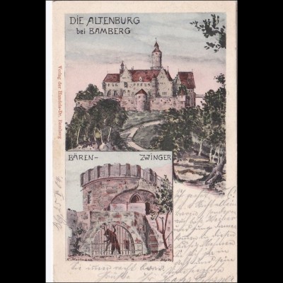 Bayern: Ansichtskarte: Altenburg bei Bamberg