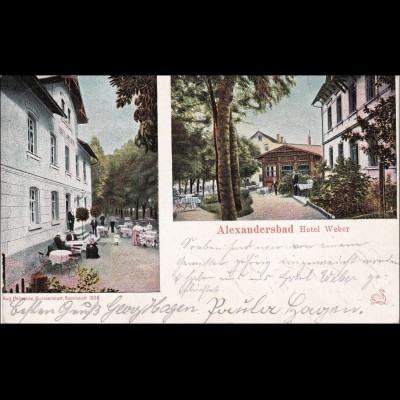 Bayern: Ansichtskarte: Alexandersbad