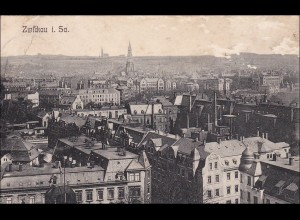 Germania: Ansichtskarte von Zwickau 1910