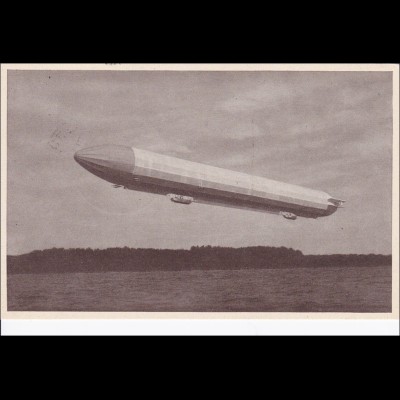III. Reich: Postkarte Sonderstempel Weingarten 1939 großem Luftschiff Zeppelin