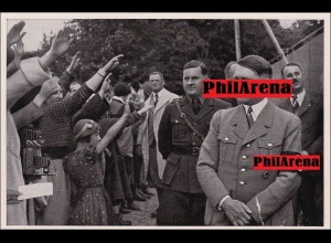 III. Reich: 2 Bilder mit A.H. aus Deutschland erwacht