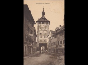 III. Reich: Ansichtskarte von Konstanz 1936 nach England