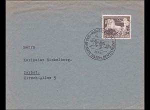 III. Reich: Braunes Band München 1940 nach Zerbst