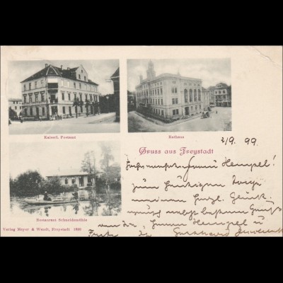Ansichtskarte AK: Gruss aus Freystadt 1899, Görlitz