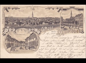 Ansichtskarte AK: Gruss aus Münchberg 1900