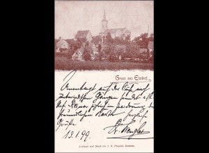 Ansichtskarte AK: Gruss aus Etzdorf /Rosswein 1899