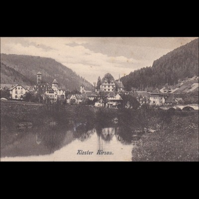 Ansichtskarte: Hirsau-Darmsheim von Böblingen nach Brettheim 1906