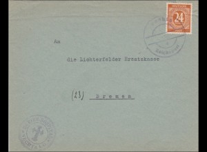 Brief aus Vechta nach Bremen - Marien Hospital