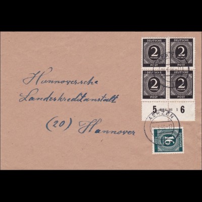 Brief aus Aerzen 1946 nach Hannover