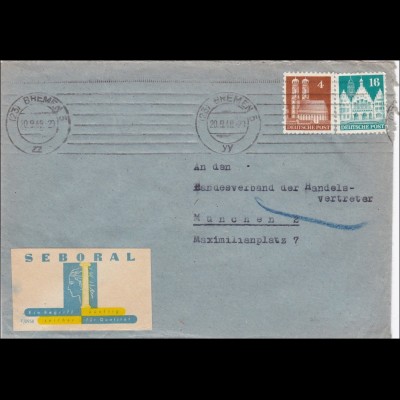 BiZone: Brief aus Bremen nach München 1948