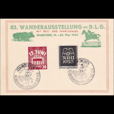 Wanderausstellung Reit- und Fahrturnier 1955 - München