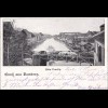 Bayern: 1898, Postkarte aus Bamberg - Fresseck