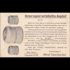 Germania: Drucksachen KarteBühl/Baden-Engen 1910: Angebot Postpaket-Schnürfaden