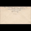 III. Reich: Brief von Wien nach USA 1939, MiNr. 682 EF