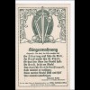 Ganzsache 1924: 9. Deutsches Sängerbundtreffen Hannover nach Apolda