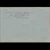 BiZone: Brief aus Lübeck nach USA 1948, MiNr. 48II